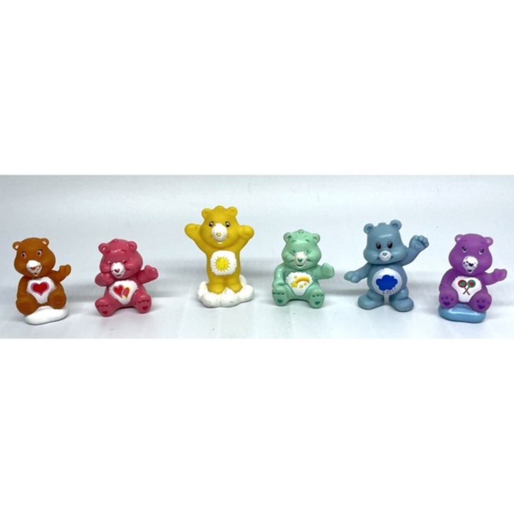 Care Bears Figures Cake‎ Toppers LOT of 6 TCFC Hasbro Some Vintage